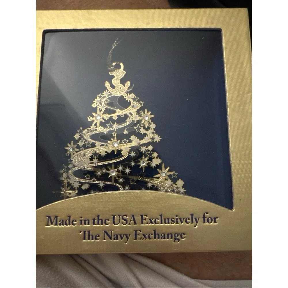 US Navy Nautical Christmas Tree Ornament